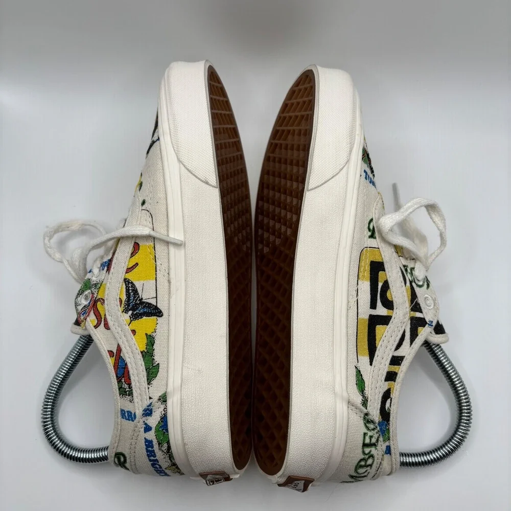 Vans Eco Theory Old Skool Tapered Skate Shoe Graphic Print‎ Women's Size 7.5 US